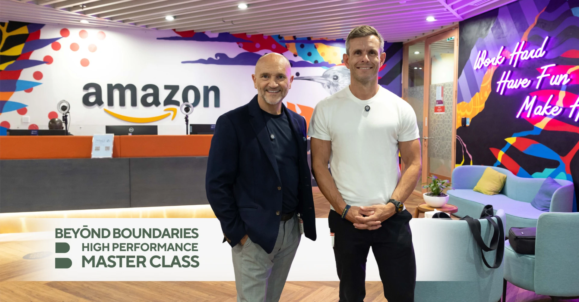 David Singleton delivering a BEYŌND Boundaries High Performance Master Class at Amazon