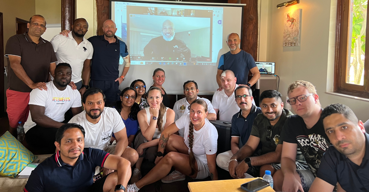 Radisson leadership team during an Oraculi workshop