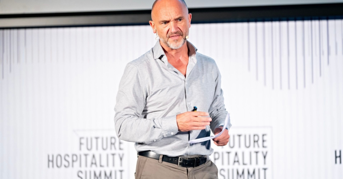 David Singleton speaking at the Future Hospitality Summit