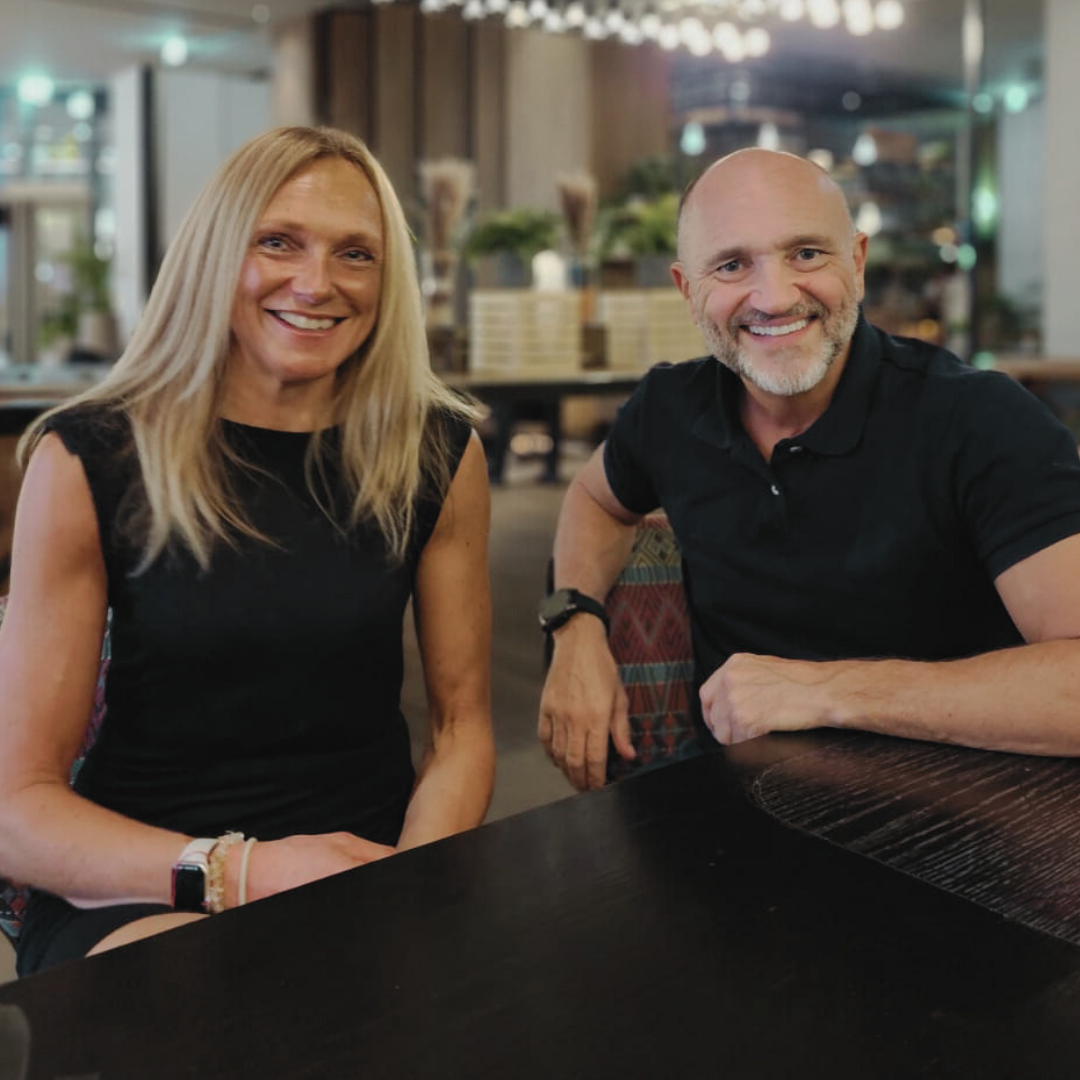David Singleton in conversation with an executive client